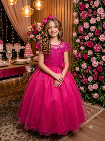 Vestido Mini Miss Longo Carol Pink (VESTMNMSLGCRPNK)