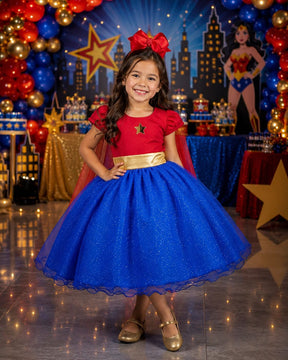Fantasia/ Vestido Mini Miss Menina Da Justiça (FANTVESTMNMSMNEDJDJTC)
