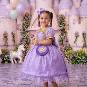 Fantasia Princesa Belli Doce Realeza Princesa Lilas (FTPBDRPLL)