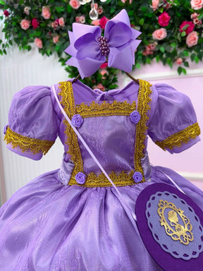 Fantasia Princesa Belli Doce Realeza Princesa Lilas (FTPBDRPLL)