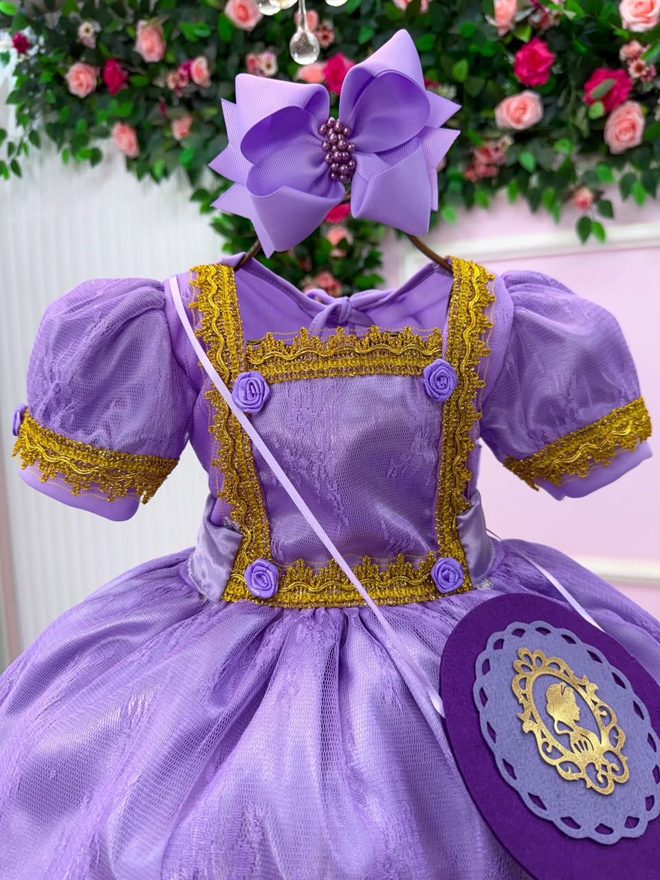 Fantasia Princesa Belli Doce Realeza Princesa Lilas (FTPBDRPLL)