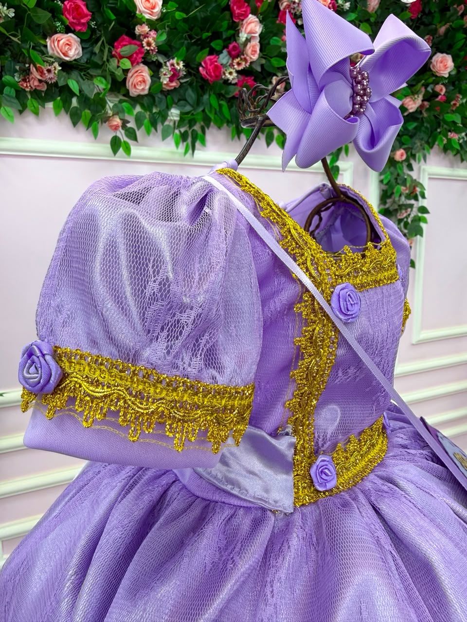 Fantasia Princesa Belli Doce Realeza Princesa Lilas (FTPBDRPLL)