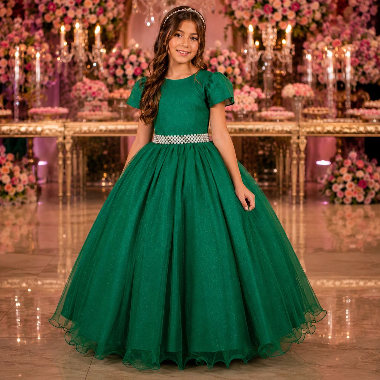 Vestido Marie Longo Heloisa Verde Bandeira (VESTMARILNGHLOVRDBAND)