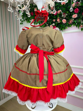 Fantasia Princesa Bebeloo Kids Cangaceiro/ Cangaceira - Diversão e Encanto para Brincar | Bebeloo Kids