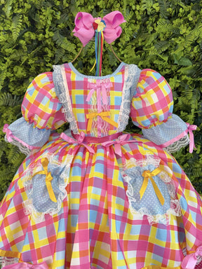 Vestido Infantil Junino Colorê Encantado Leveza e Elegância para Meninas | Bebeloo