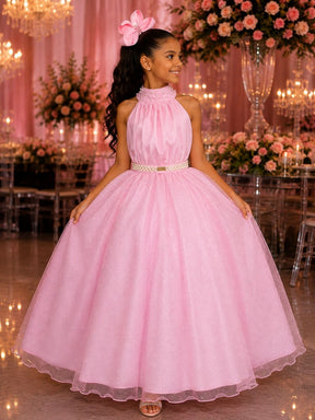 Vestido Banana Club Longo Âmbar Rosa bebe (VESTBNCLBLNGAMBRRSBB)