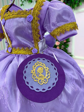 Fantasia Princesa Belli Doce Realeza Princesa Lilas (FTPBDRPLL)