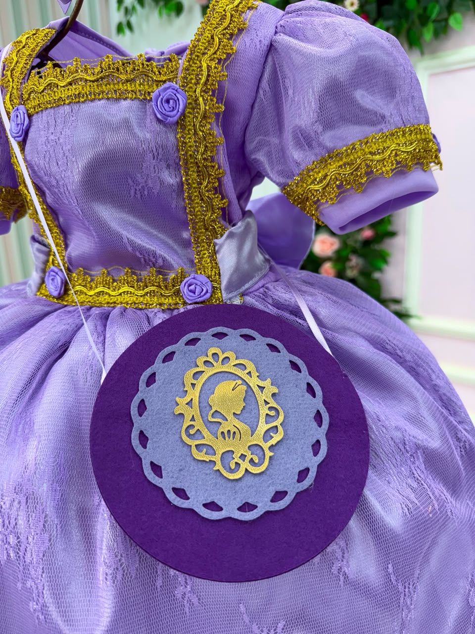 Fantasia Princesa Belli Doce Realeza Princesa Lilas (FTPBDRPLL)