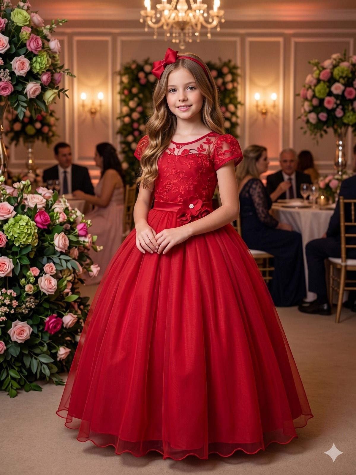 Vestido Mini Miss Longo Carol Vermelho (VESTMNMSSLNGCRLVERM)