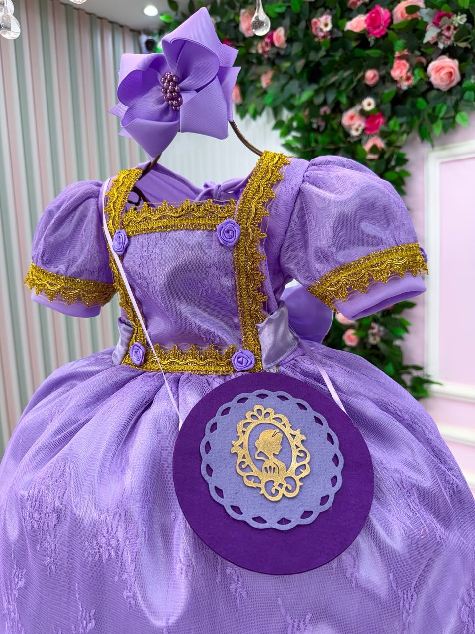 Fantasia Princesa Belli Doce Realeza Princesa Lilas (FTPBDRPLL)