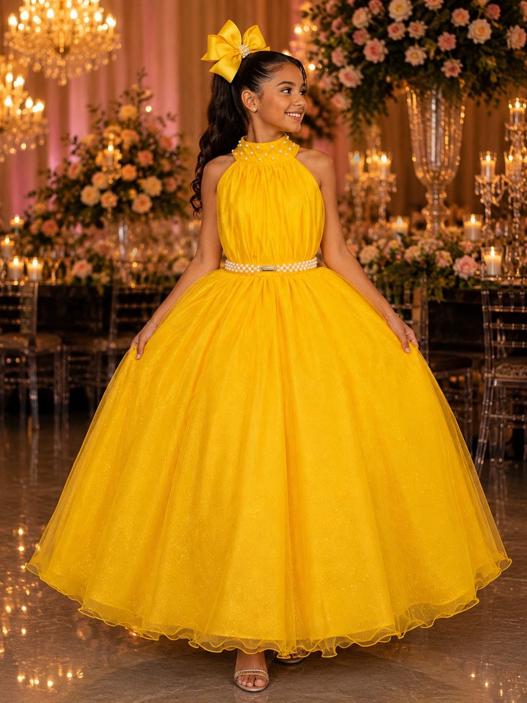Vestido Banana Club Longo Âmbar Amarelo (VESTBNCLBLNGAMBRAMRL)