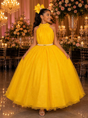 Vestido Banana Club Longo Âmbar Amarelo (VESTBNCLBLNGAMBRAMRL)