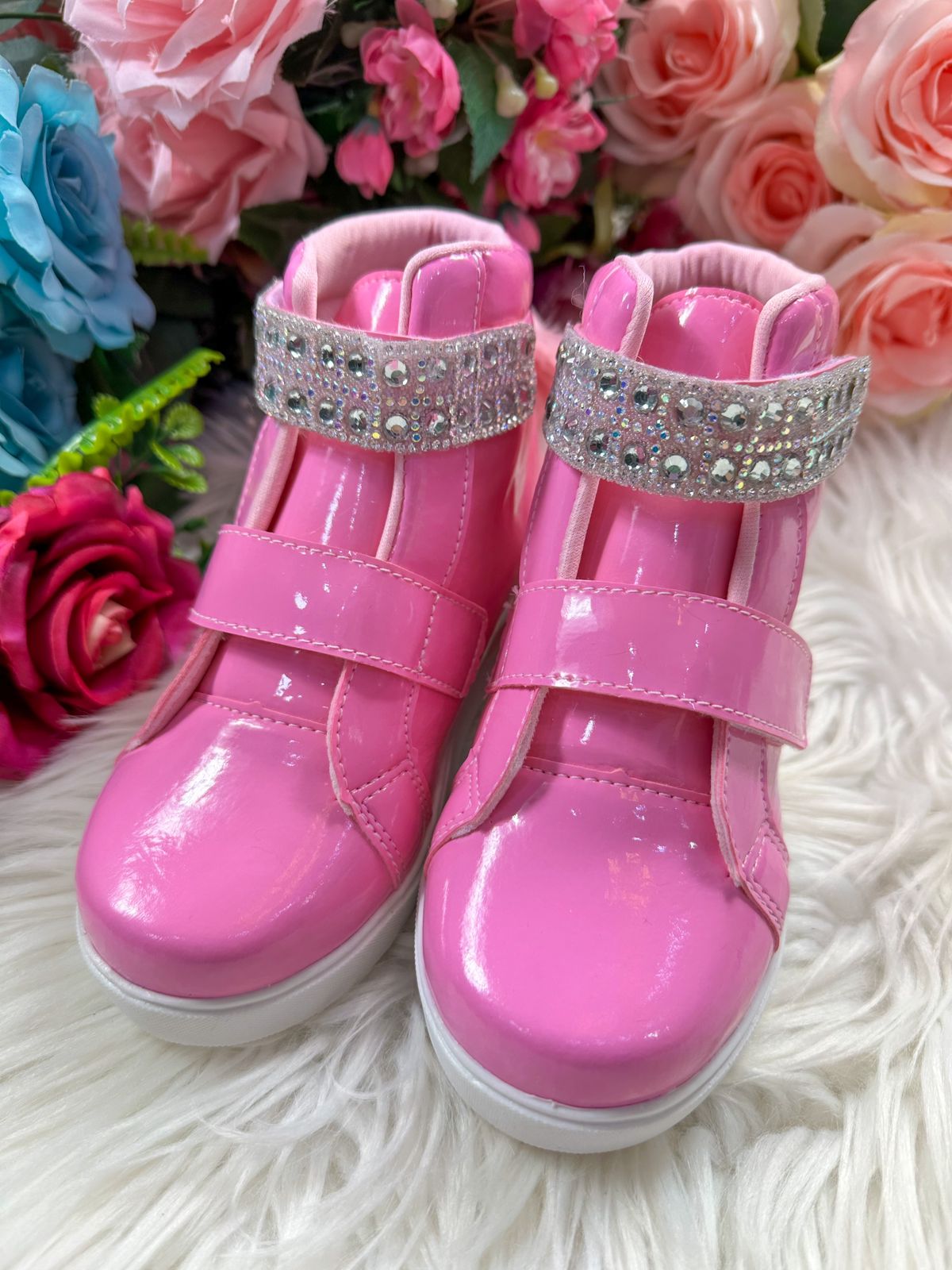 Tenis Bota D Milan Rosa Chiclete - Qualidade e Cuidado para os Pequenos | Bebeloo Kids
