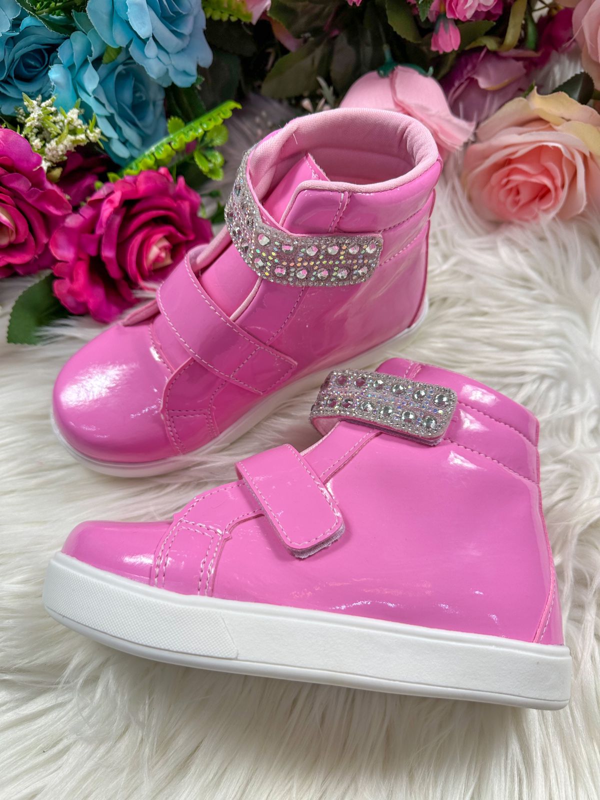 Tenis Bota D Milan Rosa Chiclete - Qualidade e Cuidado para os Pequenos | Bebeloo Kids