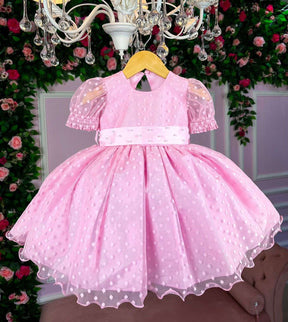 Vestido Marie Rosa Bebe Bolinhas (VESTMARIERSBBBLNHS)