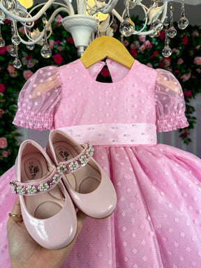 Vestido Marie Rosa Bebe Bolinhas (VESTMARIERSBBBLNHS)