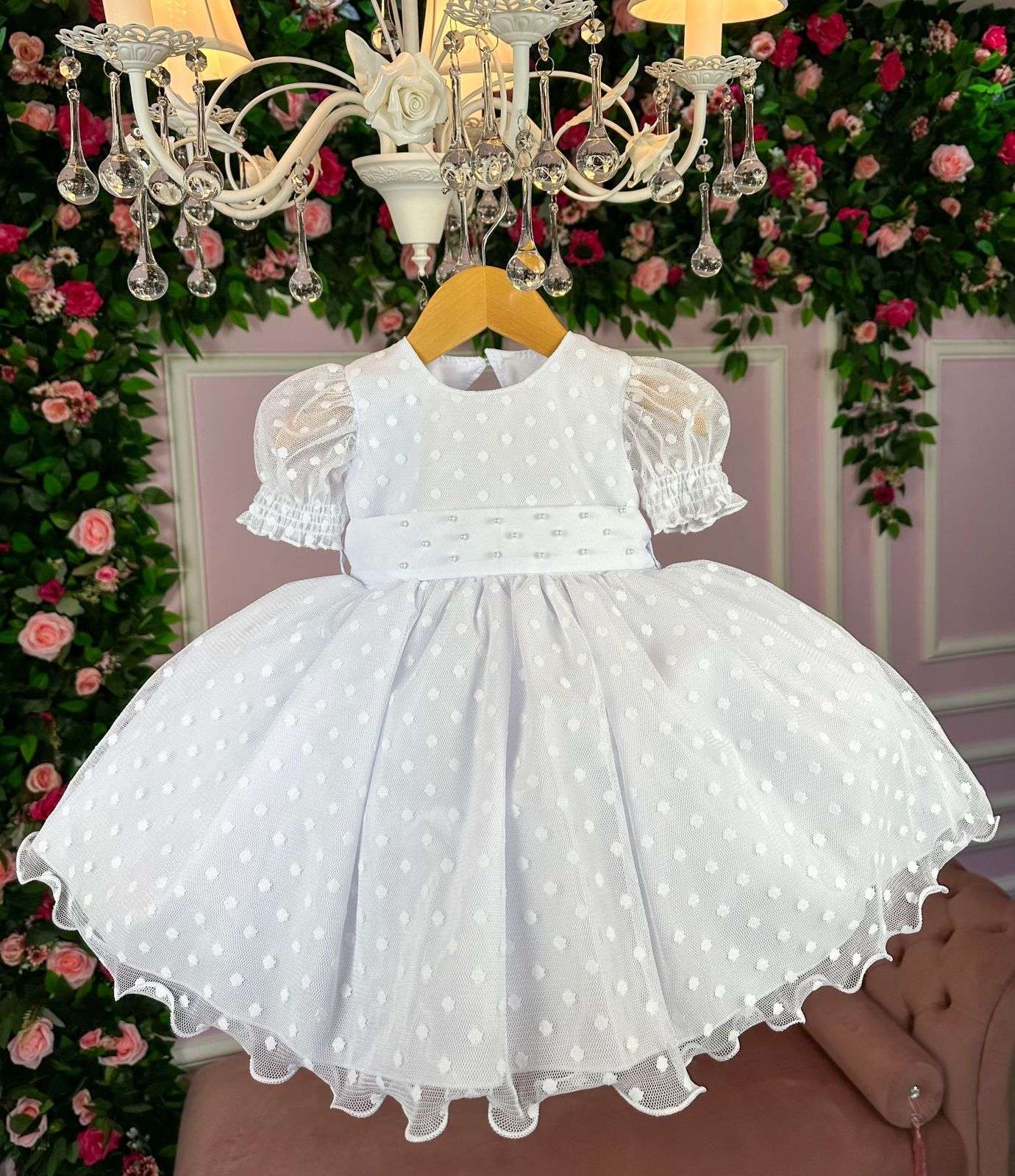 Vestido Marie Branco Bolinhas (VESTBRNCBOL)