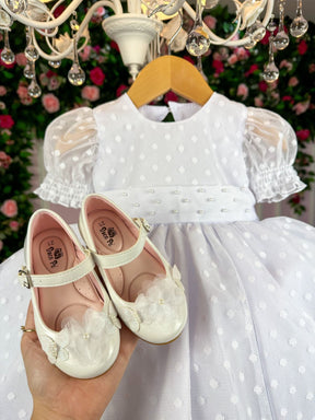 Vestido Marie Branco Bolinhas (VESTBRNCBOL)