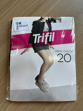 Meia Calça Fio 20 Trifil Juvenil Preto Gravatinha (MEIACLCTFLJVNPTGRVT)