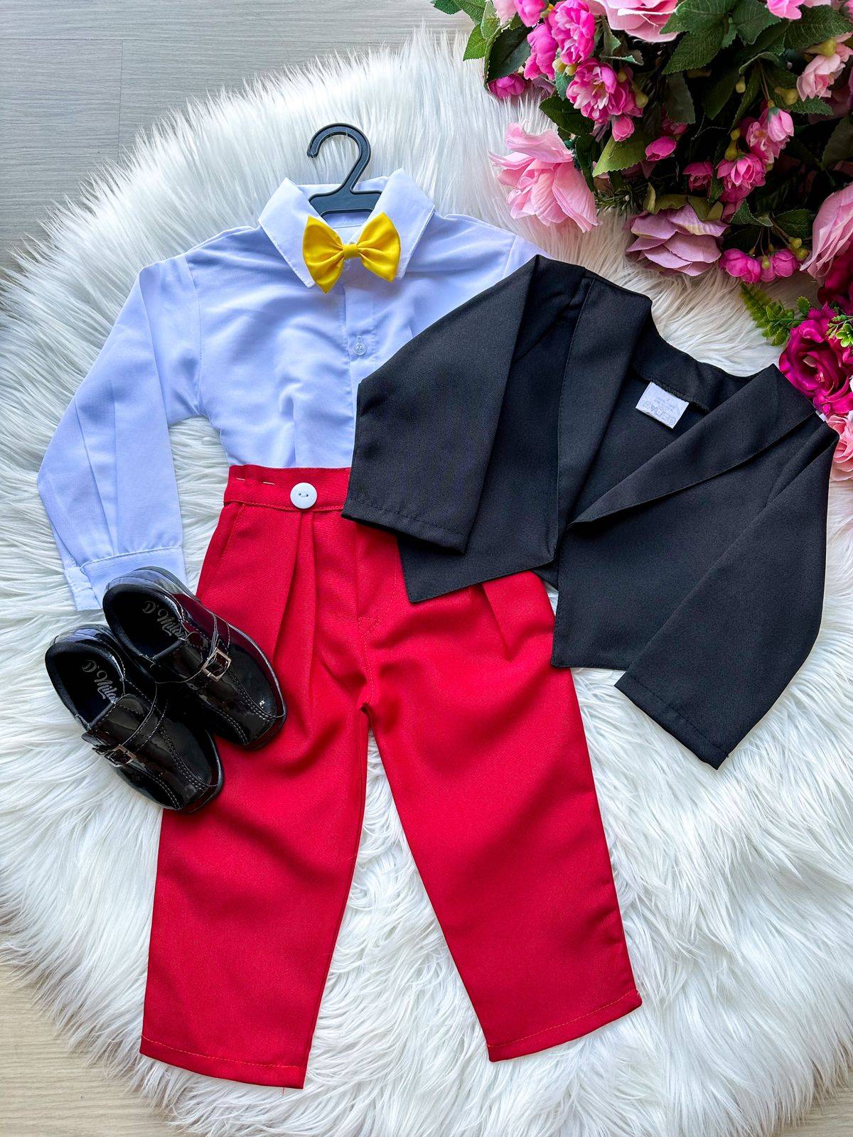 Conjunto Miss Cherry Tematico Mickey (CONJTMTMICKEY)