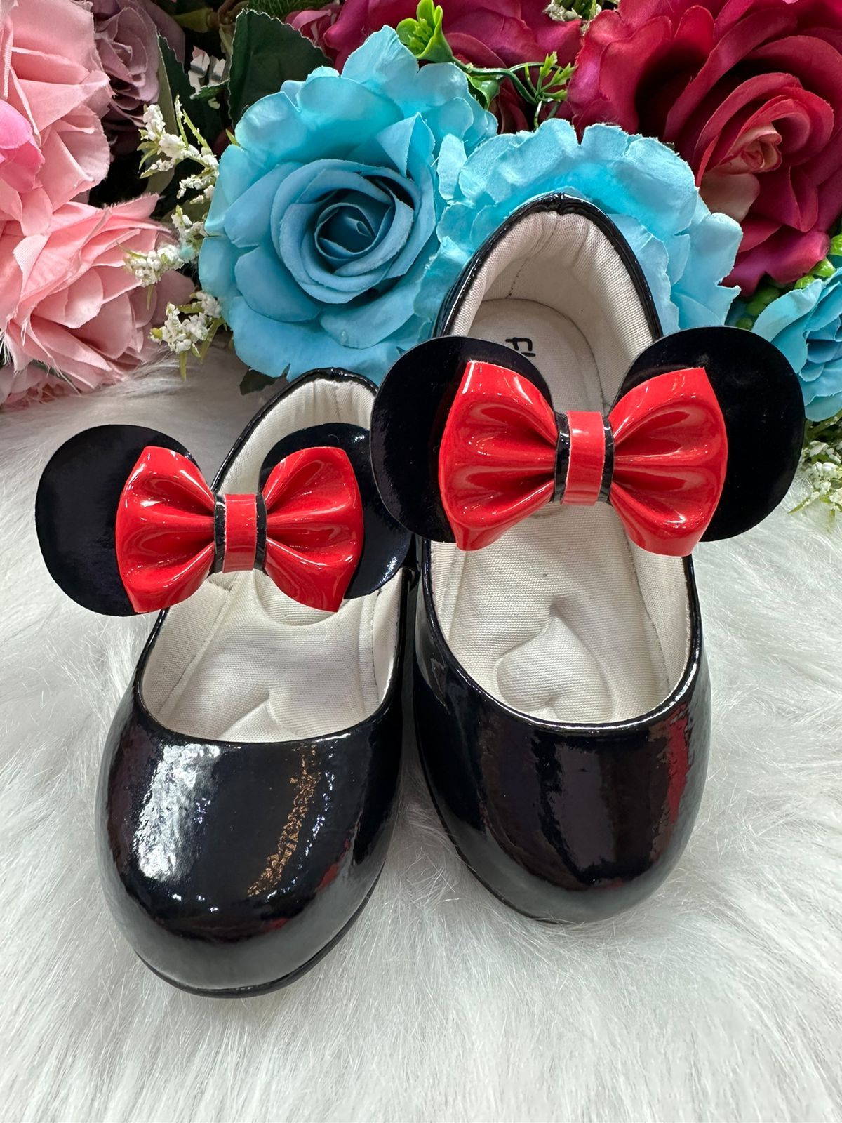 Sapatilha Flor Di Mila Minnie/Minie Preto (SPTLFLRDMLMNNPRT)