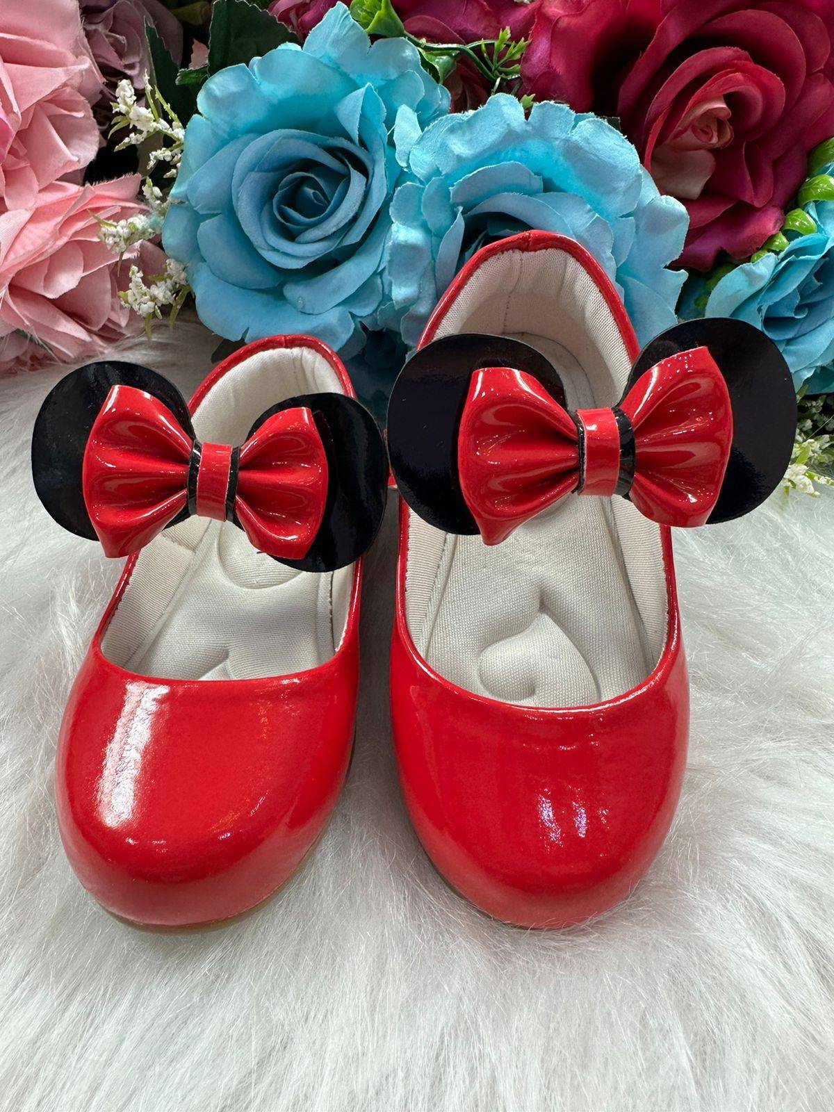Sapatilha Flor Di Mila Minnie/Minie Vermelha (SPTLFLRDMLMNNVRM)