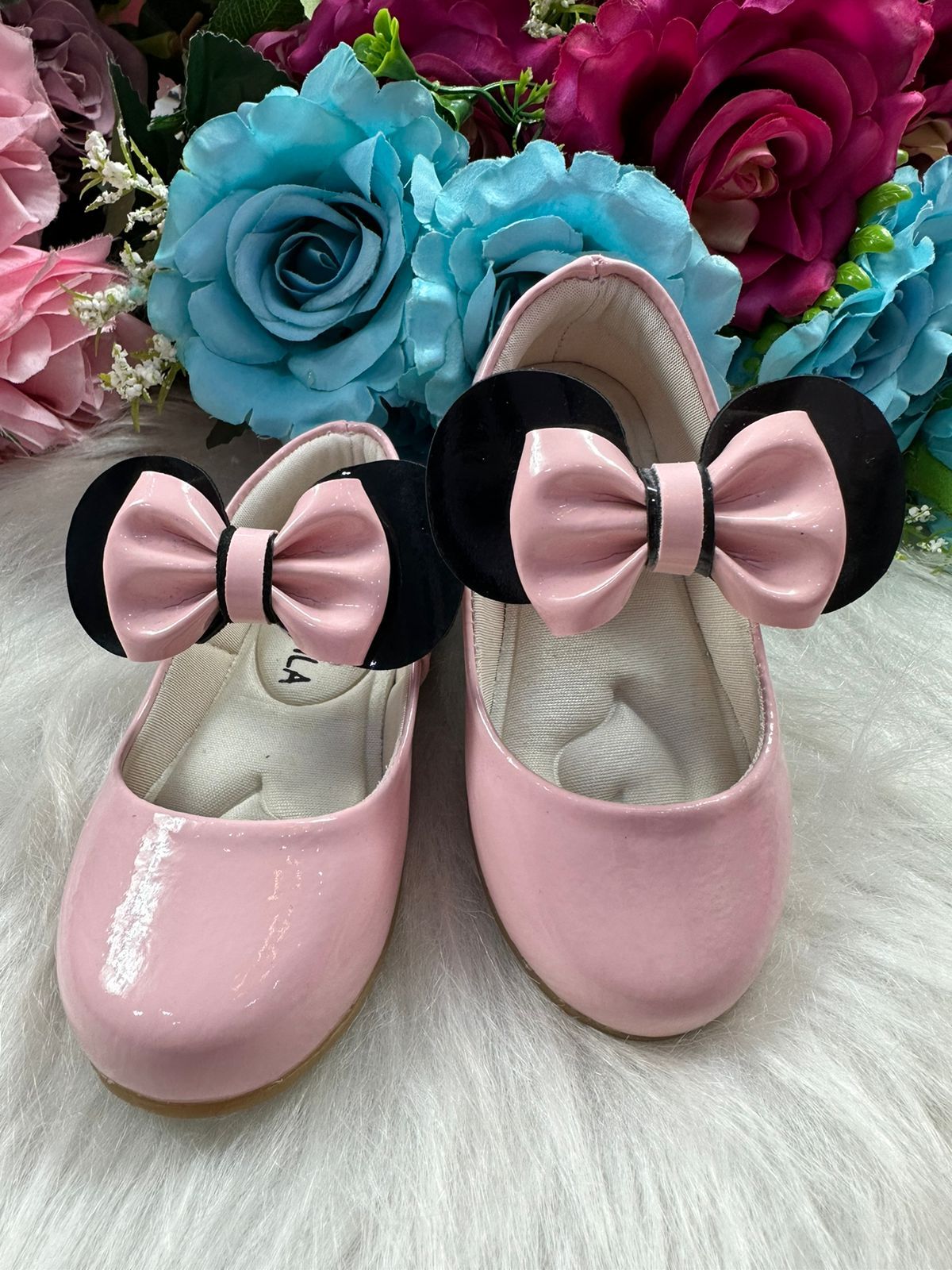 Sapatilha Flor Di Mila Minnie/Minie Rosa (SPTLFLRDMLMNNROS)