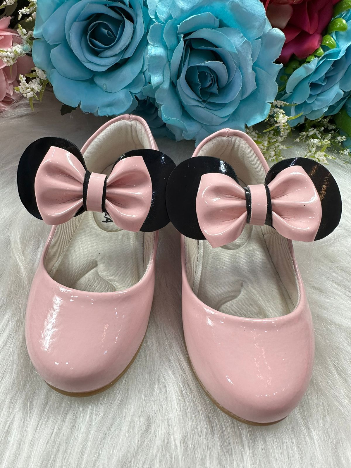 Sapatilha Flor Di Mila Minnie/Minie Rosa (SPTLFLRDMLMNNROS)