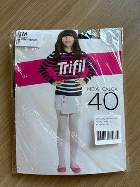 Meia Calça Fio 40 Trifil Juvenil Preta Lisa (MEIACLCFIO40TFJNPRT)
