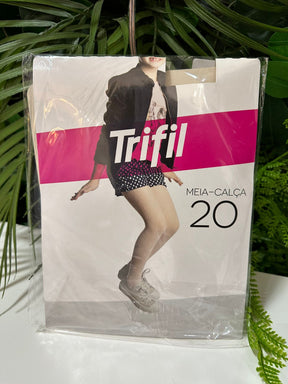 Meia Calça Fio 20 Trifil Juvenil Rosa Gravatinha (MEIACLCTFLJVNRSGRT)