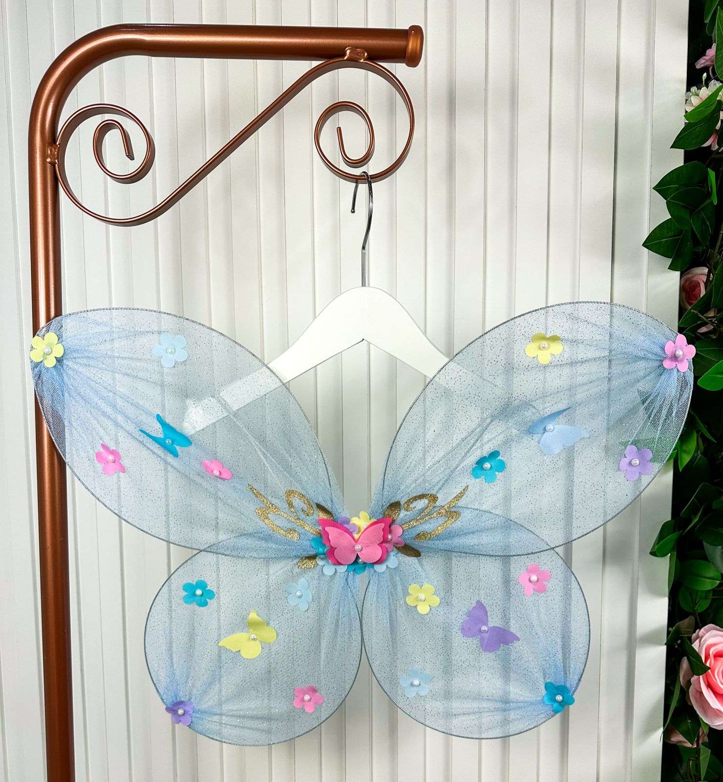 Asa De Borboletas / Fadas Infantil Azul - Conforto e Estilo para Crianças | Bebeloo Kids