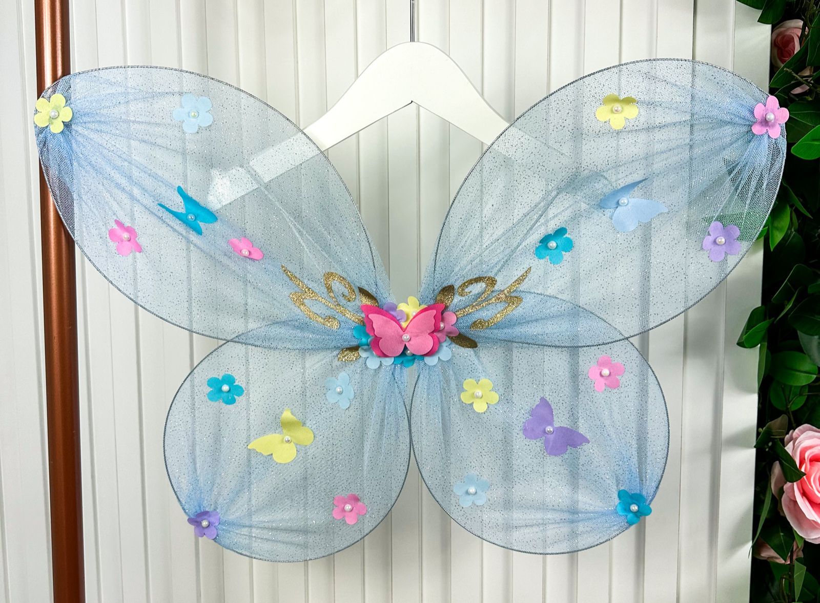 Asa De Borboletas / Fadas Infantil Azul | Bebeloo Kids