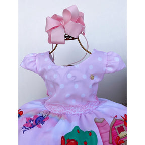 Vestido Infantil Temáticos Kids Galinha Pintadinha - Leveza e Elegância para Meninas | Bebeloo Kids