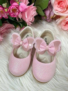 Sapatilha Flor Di MIla Baby Rosa Gliter - Diversão e Encanto para Brincar | Bebeloo Kids