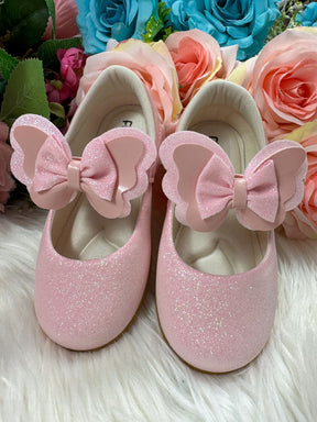 Sapatilha Flor Di MIla Baby Rosa Gliter - Diversão e Encanto para Brincar | Bebeloo Kids