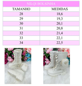 Bota Nilqi Vivi Onix Bolsinha - Diversão e Encanto para Brincar | Bebeloo Kids