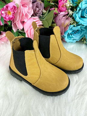 Bota Nilqi Masculina Mostarda - Diversão e Encanto para Brincar | Bebeloo Kids