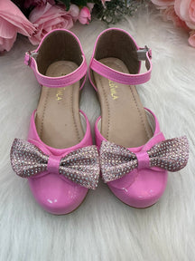 Sapatilha Flor Di Mila Brilho Rosa Chiclete - Diversão e Encanto para Brincar | Bebeloo Kids