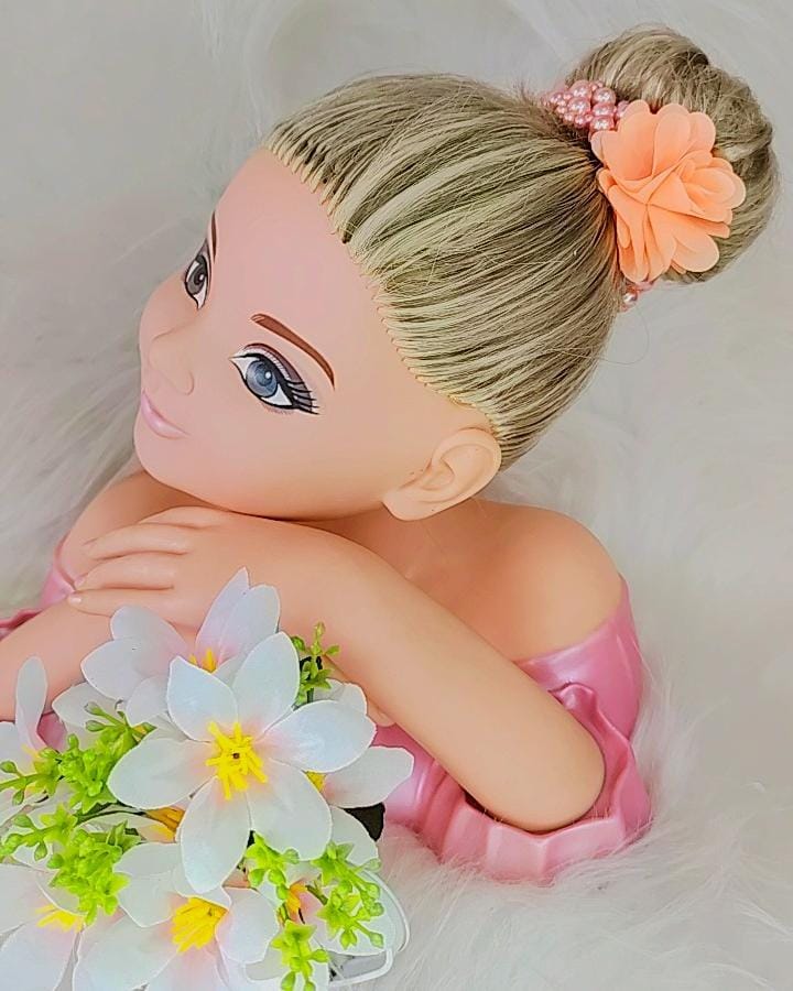 Porta Coque Bebeloo Kids Flor Perolas Salmão | Bebeloo Kids