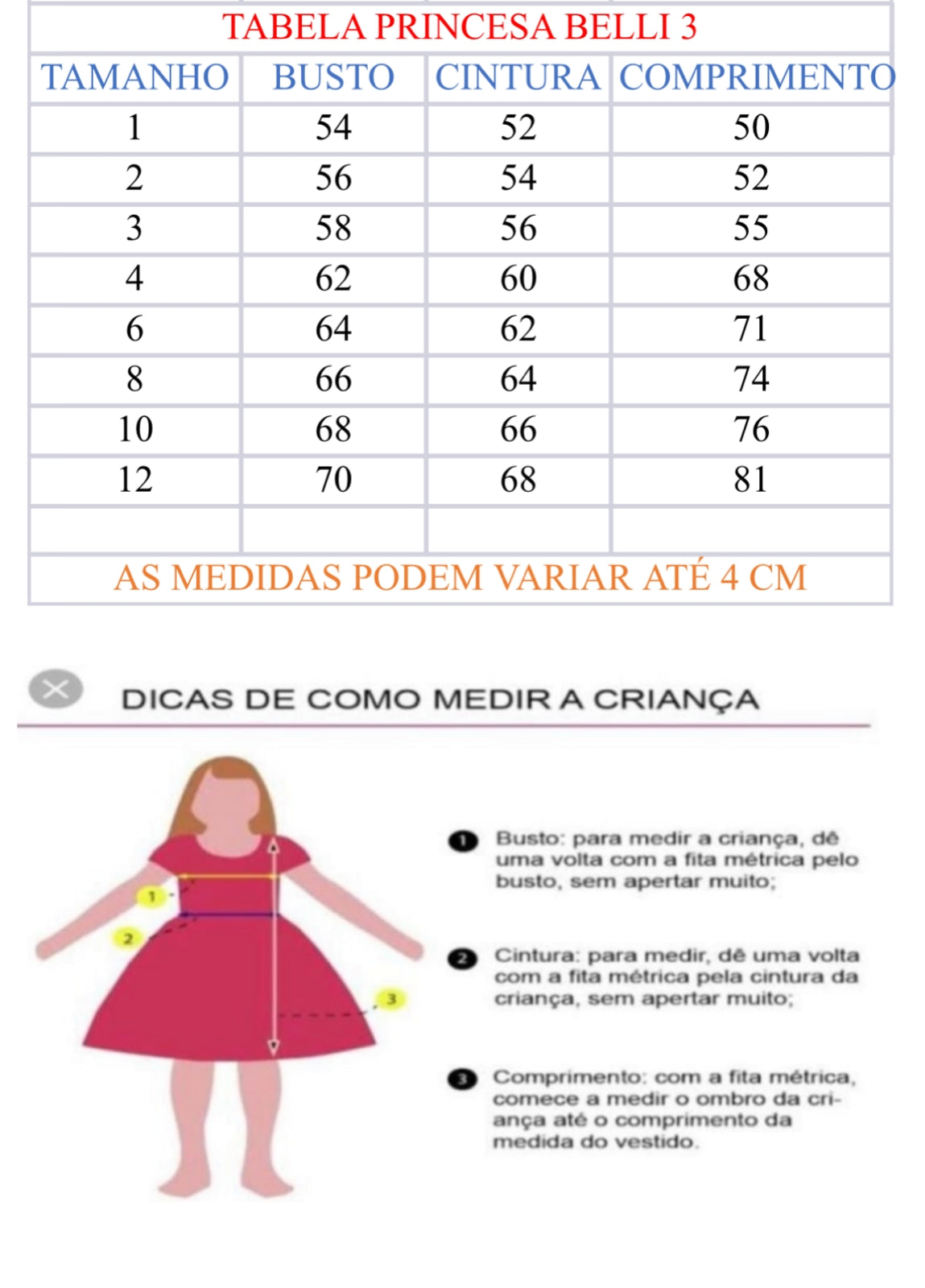 Vestido Princesa Bebeloo Kids Chapeuzinho Vermelho - Diversão e Encanto para Brincar | Bebeloo Kids