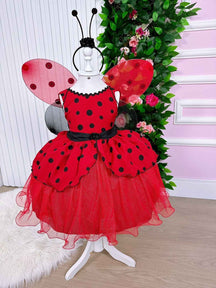 Vestido Tematicos Luxinho Joaninha | Bebeloo Kids