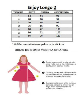Vestido Enjoy Longo Regata Azul Royal - Leveza e Elegância para Meninas | Bebeloo Kids