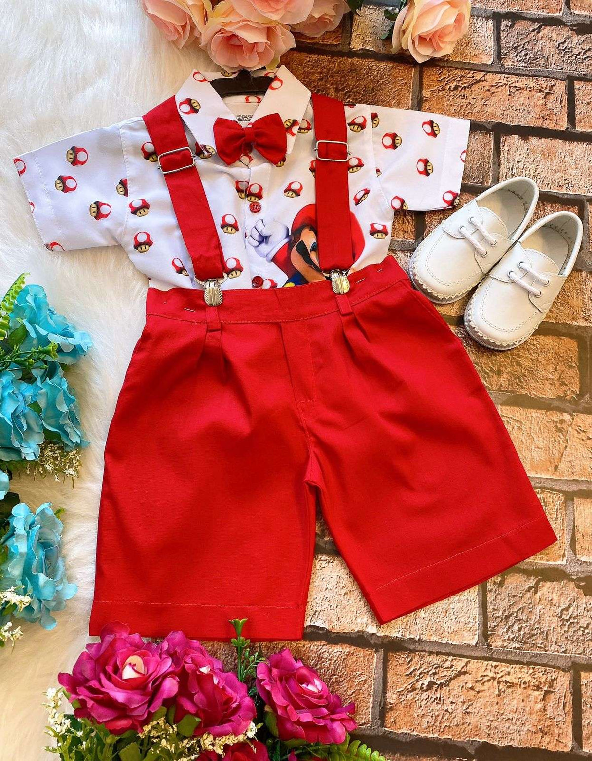 Conjunto Temáticos Meninos Mario - Estilo Delicado para o Dia a Dia | Bebeloo Kids