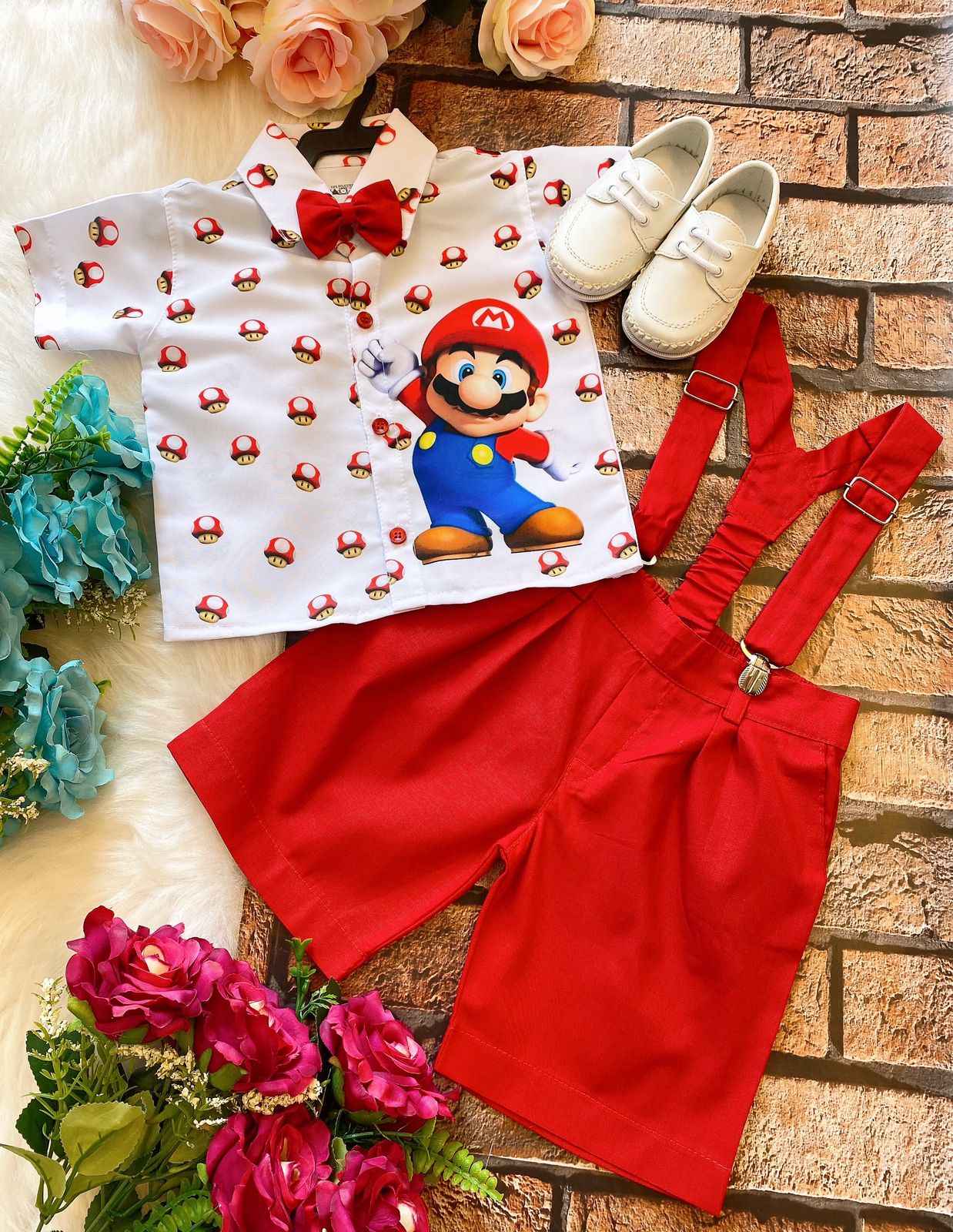 Conjunto Temáticos Meninos Mario - Estilo Delicado para o Dia a Dia | Bebeloo Kids