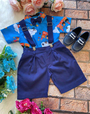 Conjunto Temáticos Meninos 3 Palavrinhas - Estilo Delicado para o Dia a Dia | Bebeloo Kids