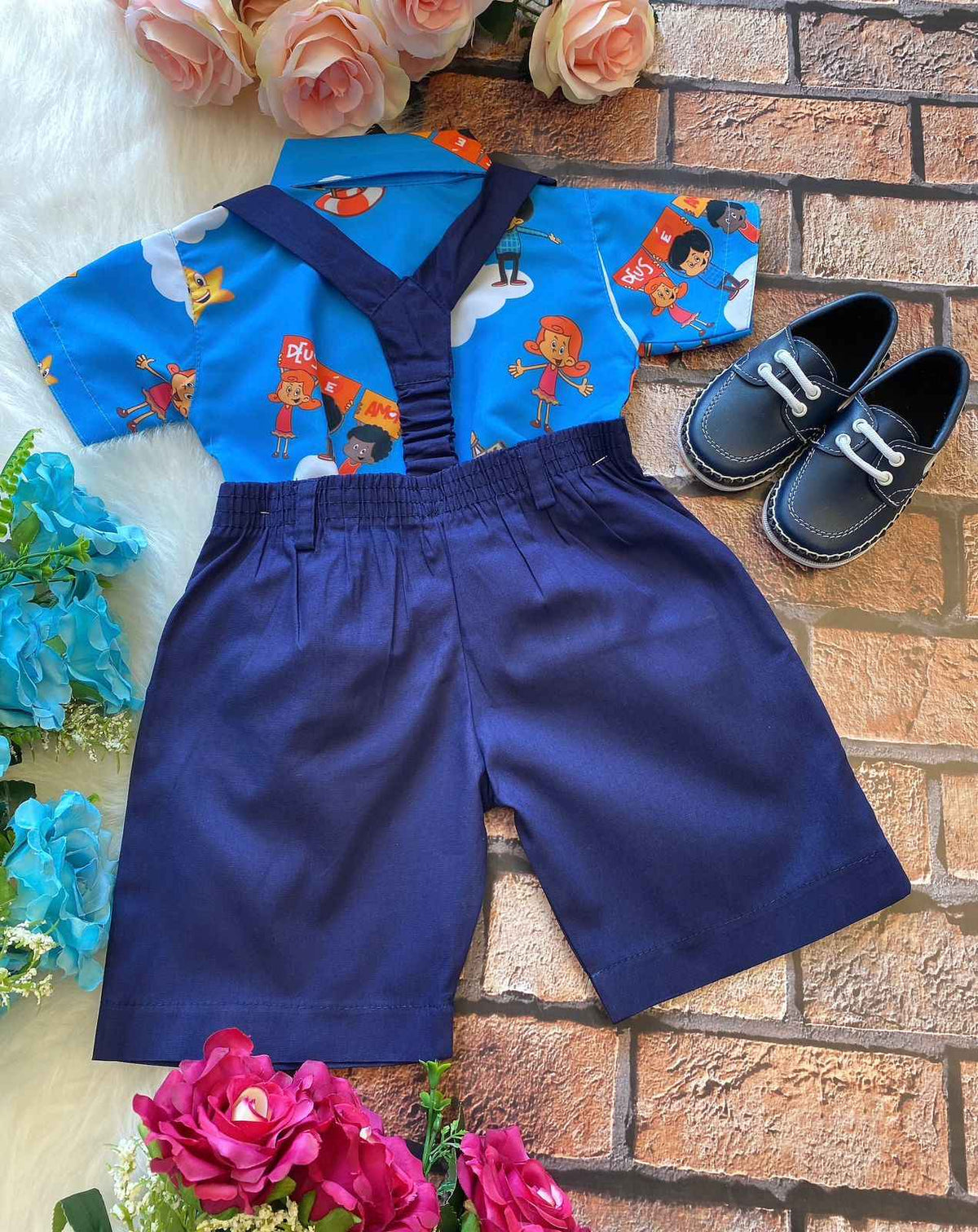 Conjunto Temáticos Meninos 3 Palavrinhas - Estilo Delicado para o Dia a Dia | Bebeloo Kids