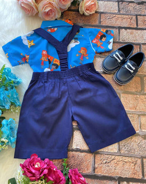 Conjunto Temáticos Meninos 3 Palavrinhas - Estilo Delicado para o Dia a Dia | Bebeloo Kids