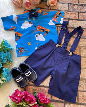 Conjunto Temáticos Meninos 3 Palavrinhas - Estilo Delicado para o Dia a Dia | Bebeloo Kids