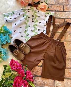 Conjunto Temáticos Meninos Mickey Safari Verde - Estilo Delicado para o Dia a Dia | Bebeloo Kids
