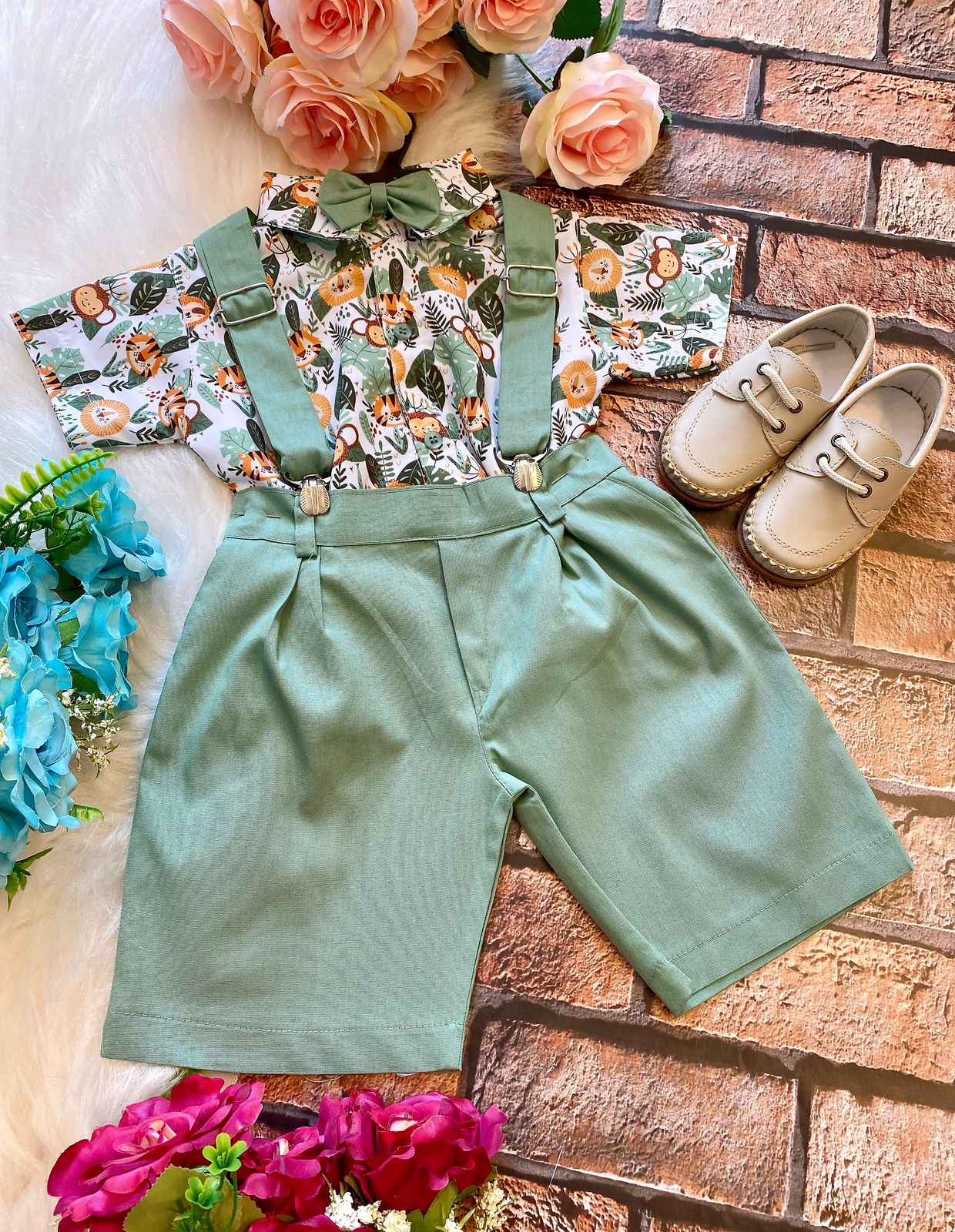 Conjunto Temáticos Meninos Safari - Estilo Delicado para o Dia a Dia | Bebeloo Kids